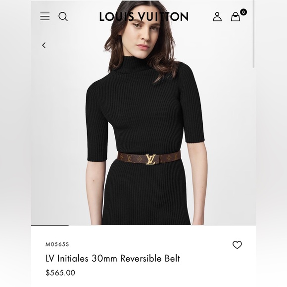 LV Initiales 30mm Reversible Belt main image 4